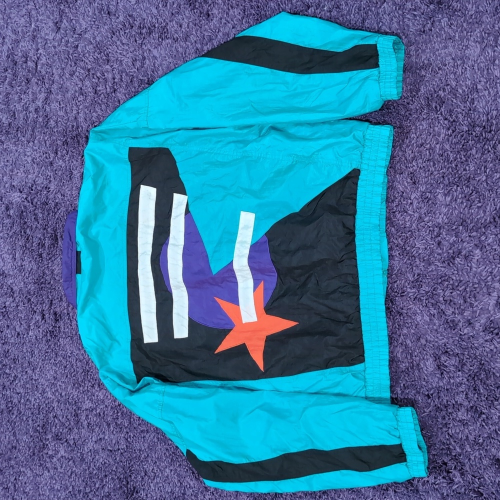 Vintage Tail Track Jacket Lined Great Colorway Size Large